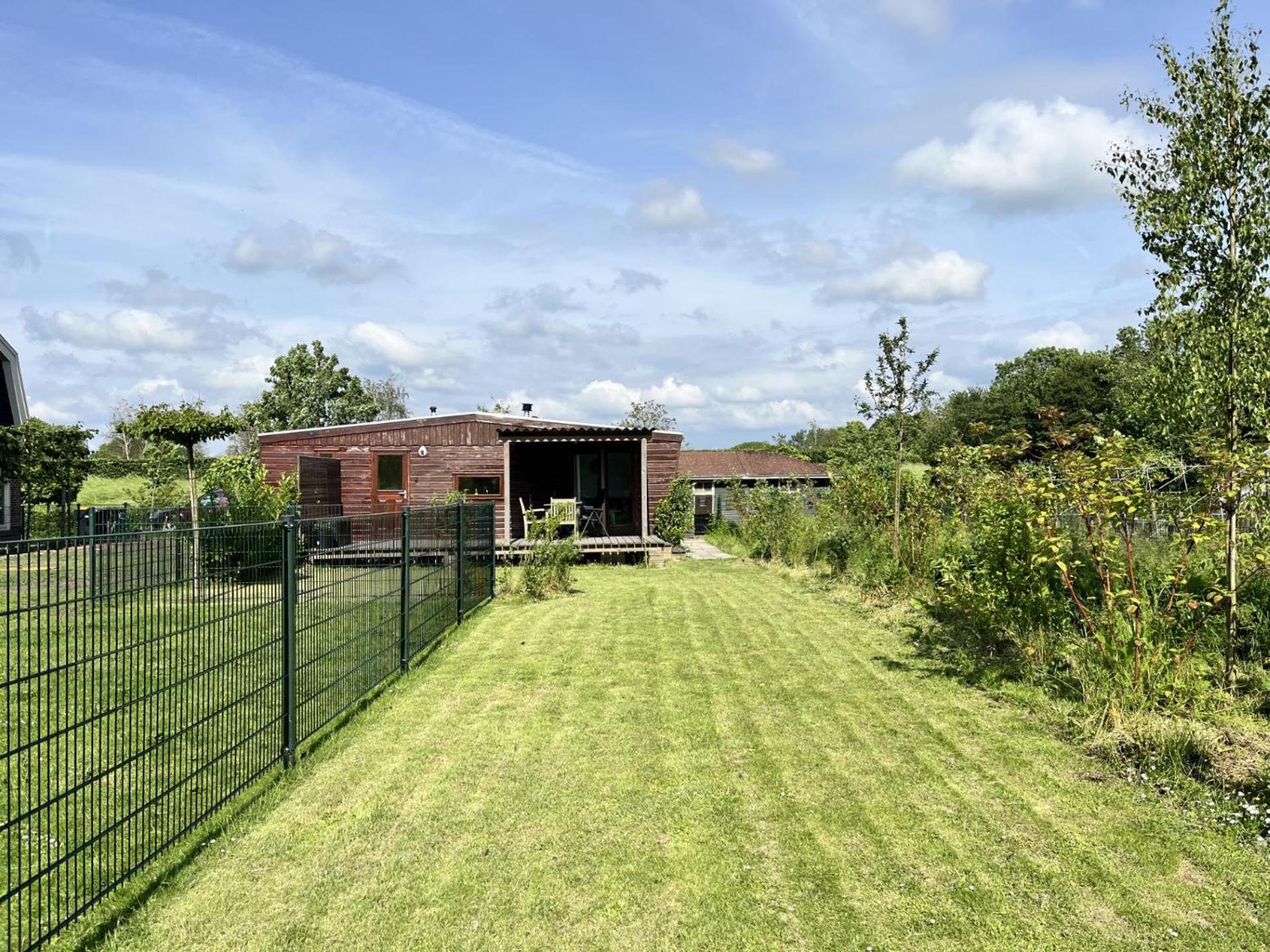 Vrijstaand Chalet Met Veel Buitenruimte En Veranda Zuid-Scharwoude エクステリア 写真