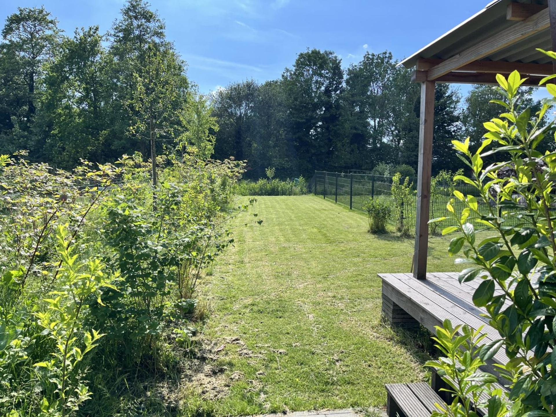 Vrijstaand Chalet Met Veel Buitenruimte En Veranda Zuid-Scharwoude エクステリア 写真